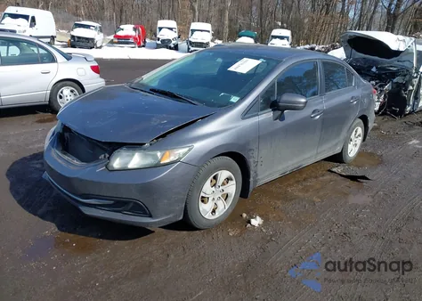 2015 Honda Civic Lx из США, поврежденный, VIN 19XFB2F55FE016973